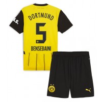 Borussia Dortmund Ramy Bensebaini #5 Domáci Detský futbalový dres 2024-25 Krátky Rukáv (+ trenírky)